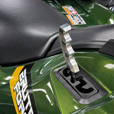 PERFEX aluminum gear shift knob upgrade for Kawasaki Brute Force 650 and 750.