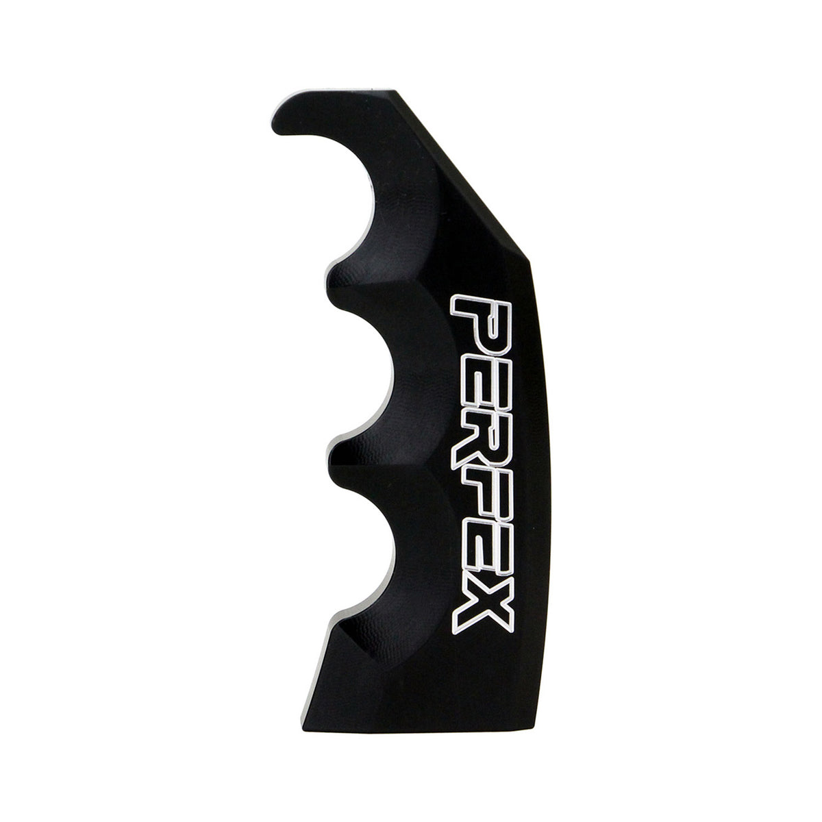 PERFEX black anodized billet aluminum shift knob for Yamaha Grizzly 550/700 and Kodiak 700.