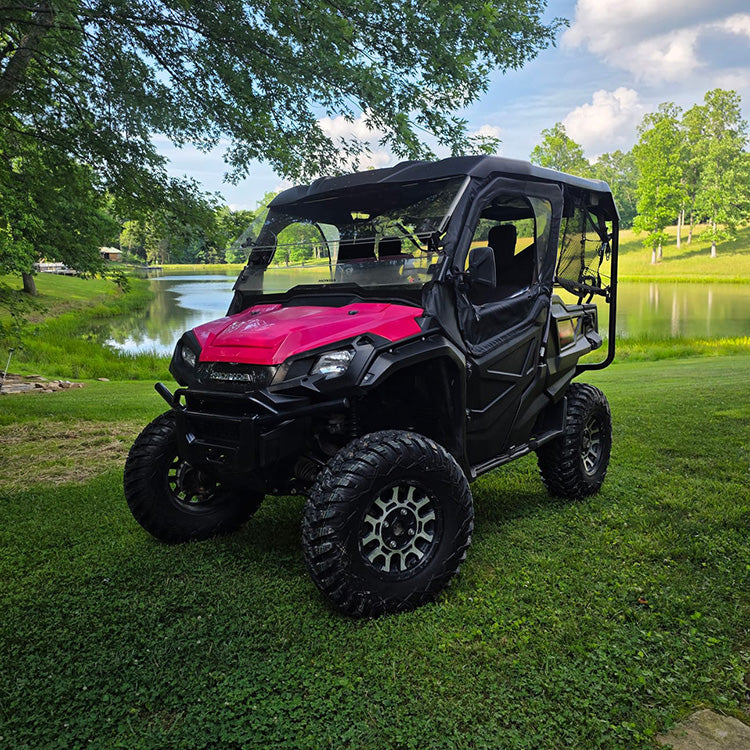 2018 Honda Pioneer 1000-5 in Tennessee, USA with PERFEX 2.5-inch lift kit installed.