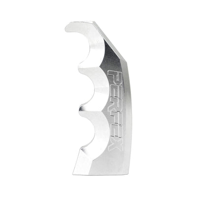 PERFEX silver billet aluminum shift knob for Yamaha Grizzly 550/700 and Kodiak 700.