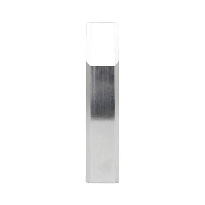 Side view of PERFEX silver gear shift knob for Yamaha Grizzly and Kodiak.