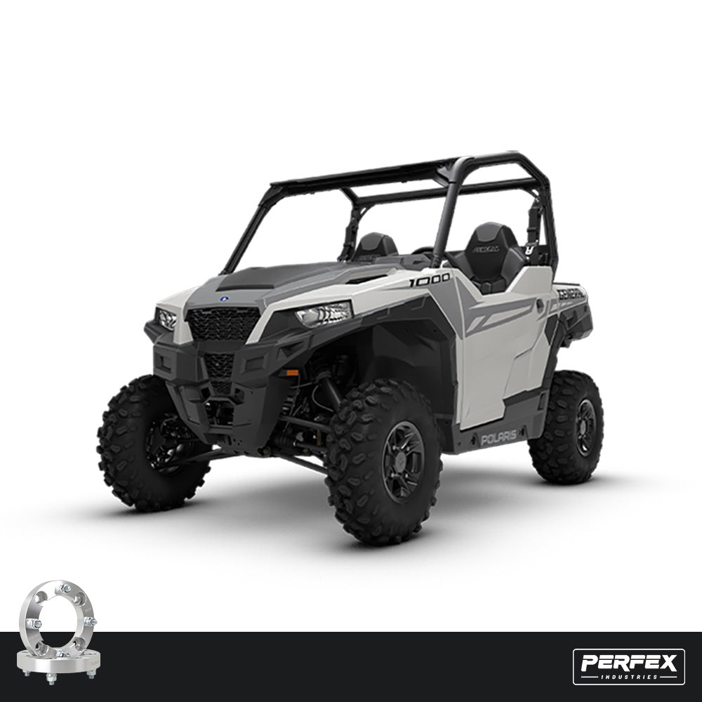 PERFEX Aluminum Wheel Spacers for Polaris General 1000 UTV Models.
