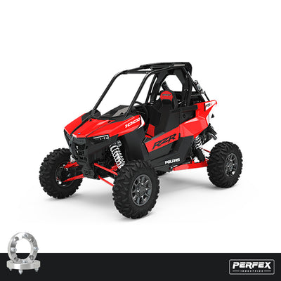 PERFEX Aluminum Wheel Spacers for Polaris RZR RS1 UTV Models.