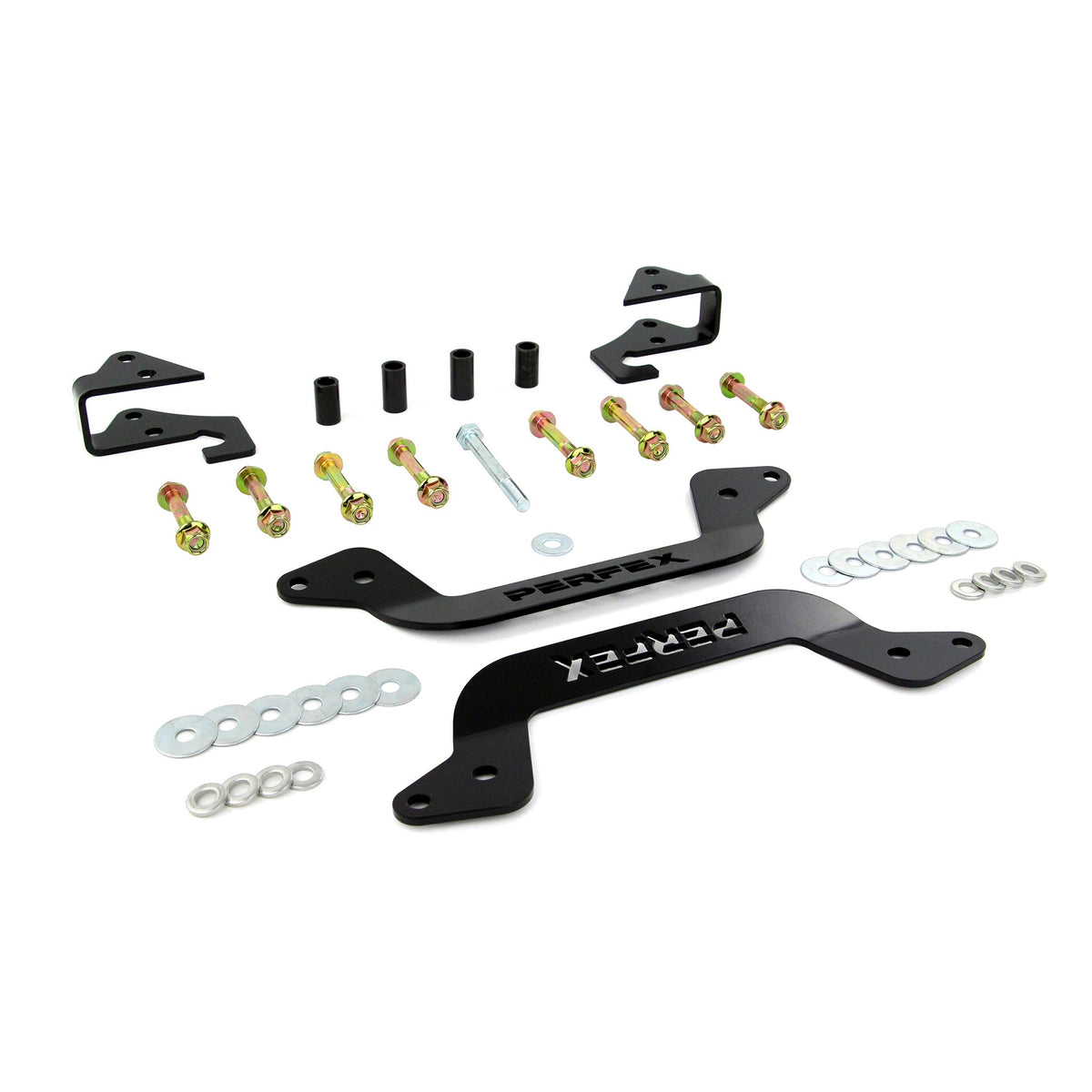 Angled view of PERFEX 1.5" lift kit for CFMOTO CForce 500 HO & 600 Touring.