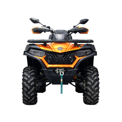 2021 CFMOTO CForce 600 Touring with PERFEX 1.5" lift kit installed.