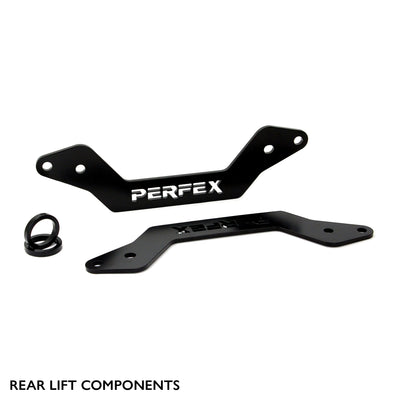 Rear components of PERFEX 1.5" lift kit for CFMOTO CForce 600 and 600 Touring.