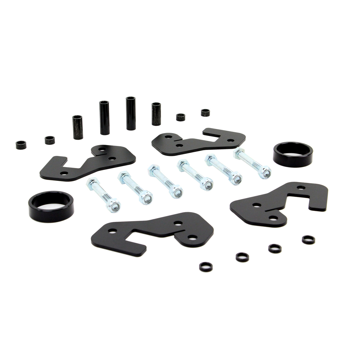 Angled view of PERFEX 1.5" lift kit for Honda Pioneer 500/520.