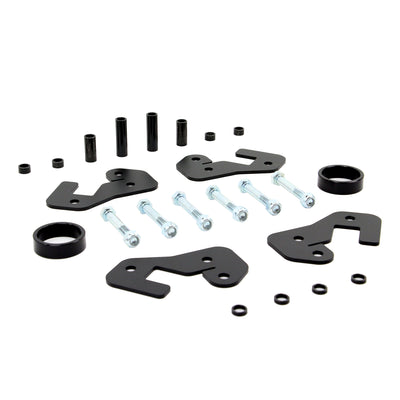 Angled view of PERFEX 1.5" lift kit for Honda Pioneer 500/520.