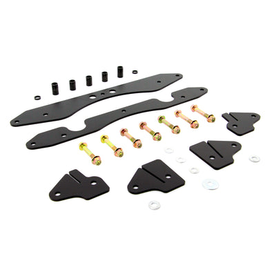Angled view of PERFEX 1.5" lift kit for Polaris RZR 900 Trail 50".