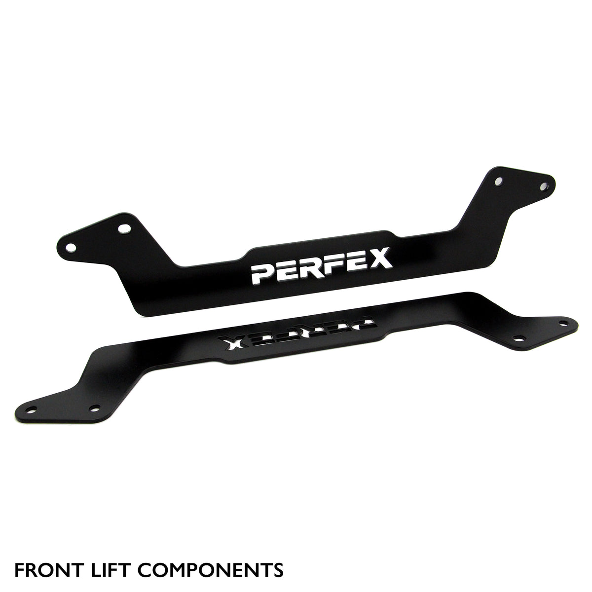 Front components of the PERFEX 2.5" lift kit for CFMOTO UForce 600.