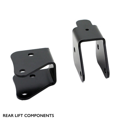 Rear components of the PERFEX 2.5" lift kit for CFMOTO UForce 600.