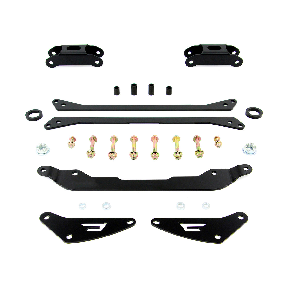 PERFEX 2" lift kit for Can-Am Outlander X MR 650, 850 and 1000R (2019-2024) with brackets and mounting hardware.