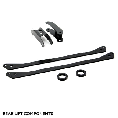 Rear components of the PERFEX 2" lift kit for Can-Am Renegade 570, 650, 850 and 1000R (2019-2026).