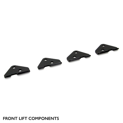 Front components of the PERFEX 2" lift kit for CFMOTO UForce 600.