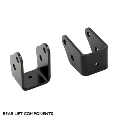 Rear components of the PERFEX 2" lift kit for CFMOTO UForce 600.