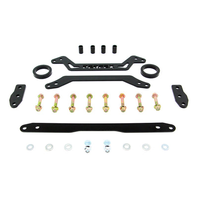 PERFEX 2-inch lift kit for Yamaha Kodiak 450 with brackets, spring spacers and mounting hardware.