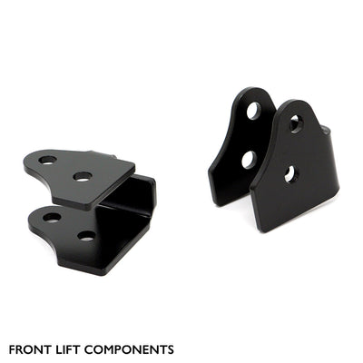 Front components of the PERFEX 2" lift kit for Yamaha Wolverine RMAX2 1000.