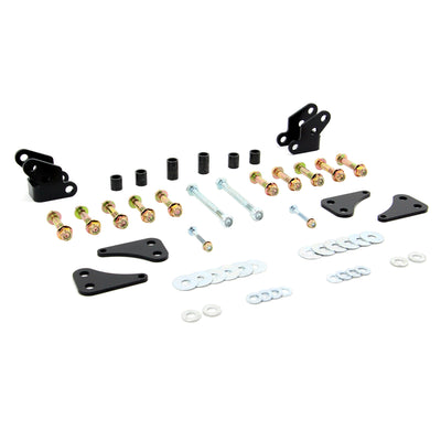 Angled view of PERFEX 2" lift kit for Arctic Cat Alterra TRV.