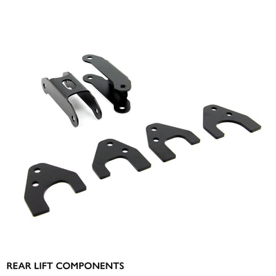 Rear components of PERFEX 2" lift kit for Can-Am Renegade 500-1000R.