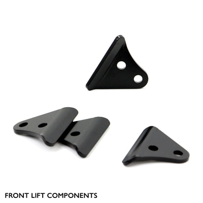 Front components of PERFEX 2" suspension lift kit for CFMOTO CForce 800XC and 1000.