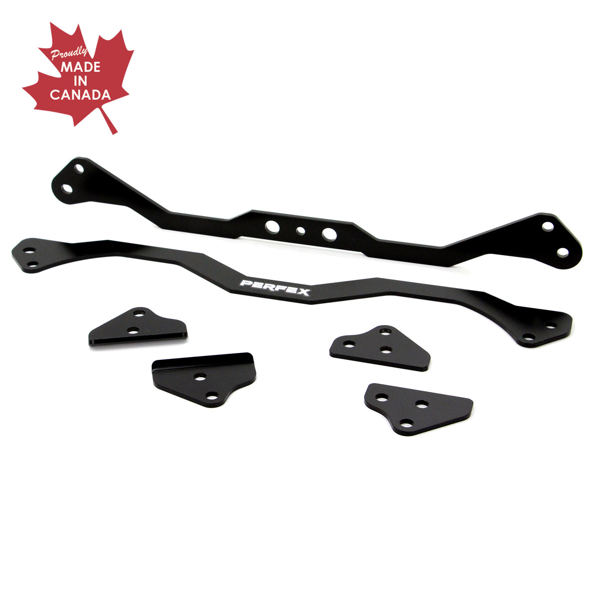 Canadian-made PERFEX 2" lift kit brackets for CFMOTO ZForce 500 and 800 Trail.