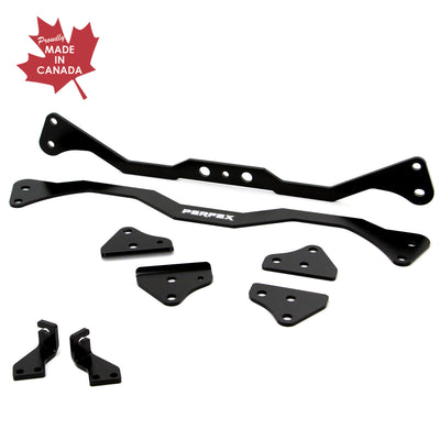 Canadian-made PERFEX 2" lift kit brackets for CFMOTO ZForce 800EX and 1000.