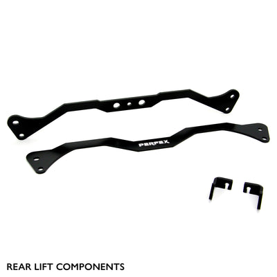 Rear components of PERFEX 2" lift kit for CFMOTO ZForce 800EX and 1000.
