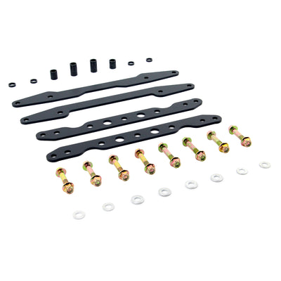 Angled view of PERFEX 2" lift kit for Honda 500/520 Rubicon & 420 Rancher IRS.