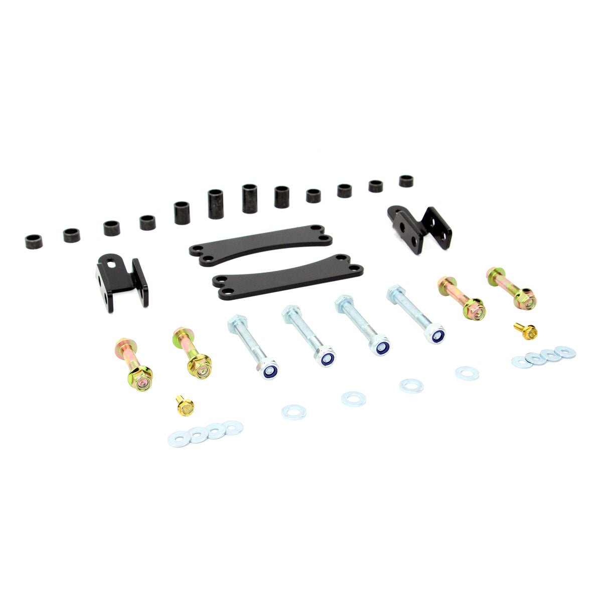 Angled view of PERFEX 2" lift kit for Honda TRX 650/680 Rincon.
