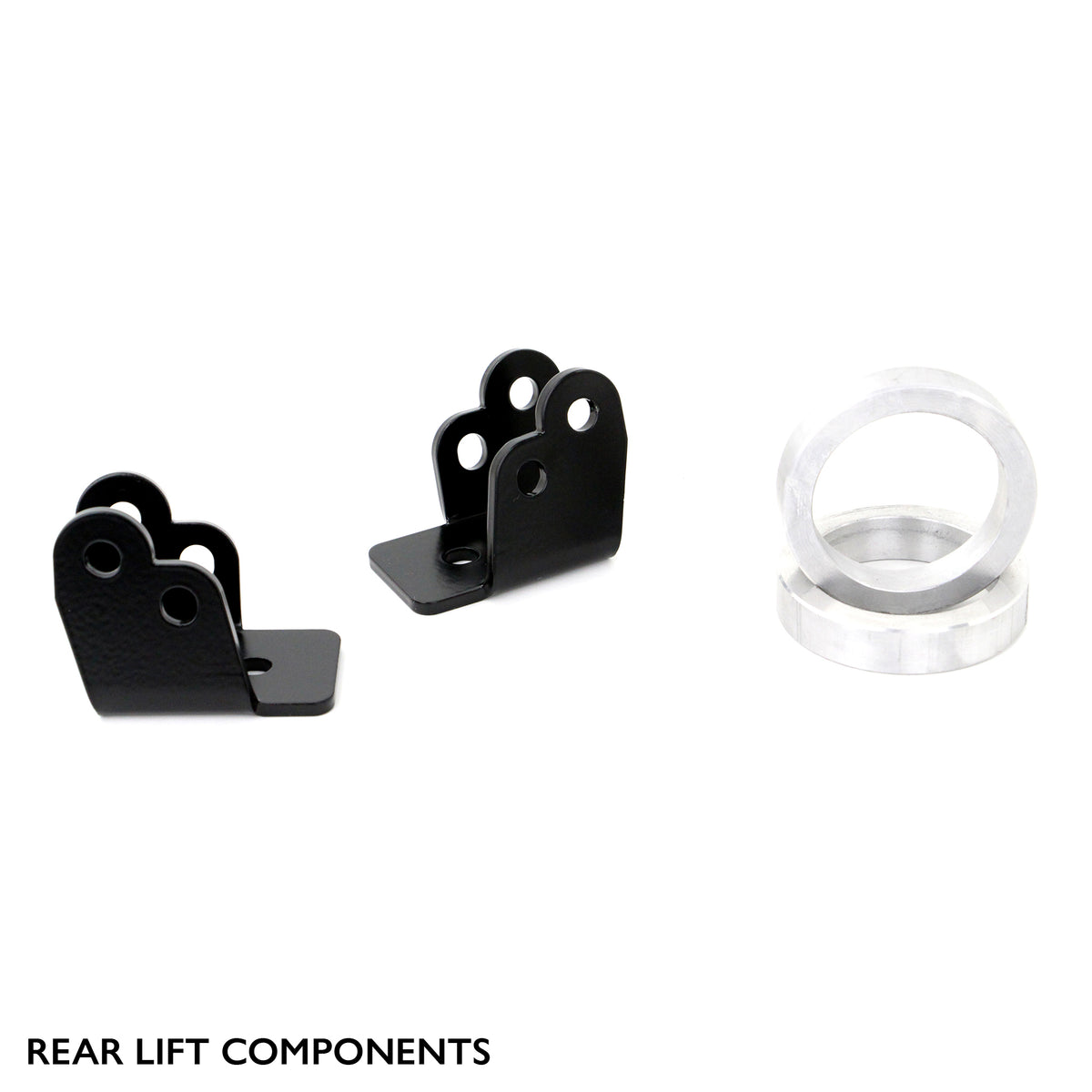 Rear components of PERFEX 2" lift kit for Polaris RZR 570 S.