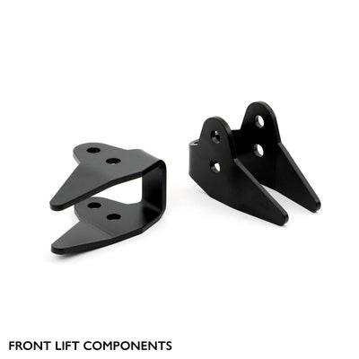 Front components of PERFEX 2" lift kit for Polaris Scrambler XP 850/1000.