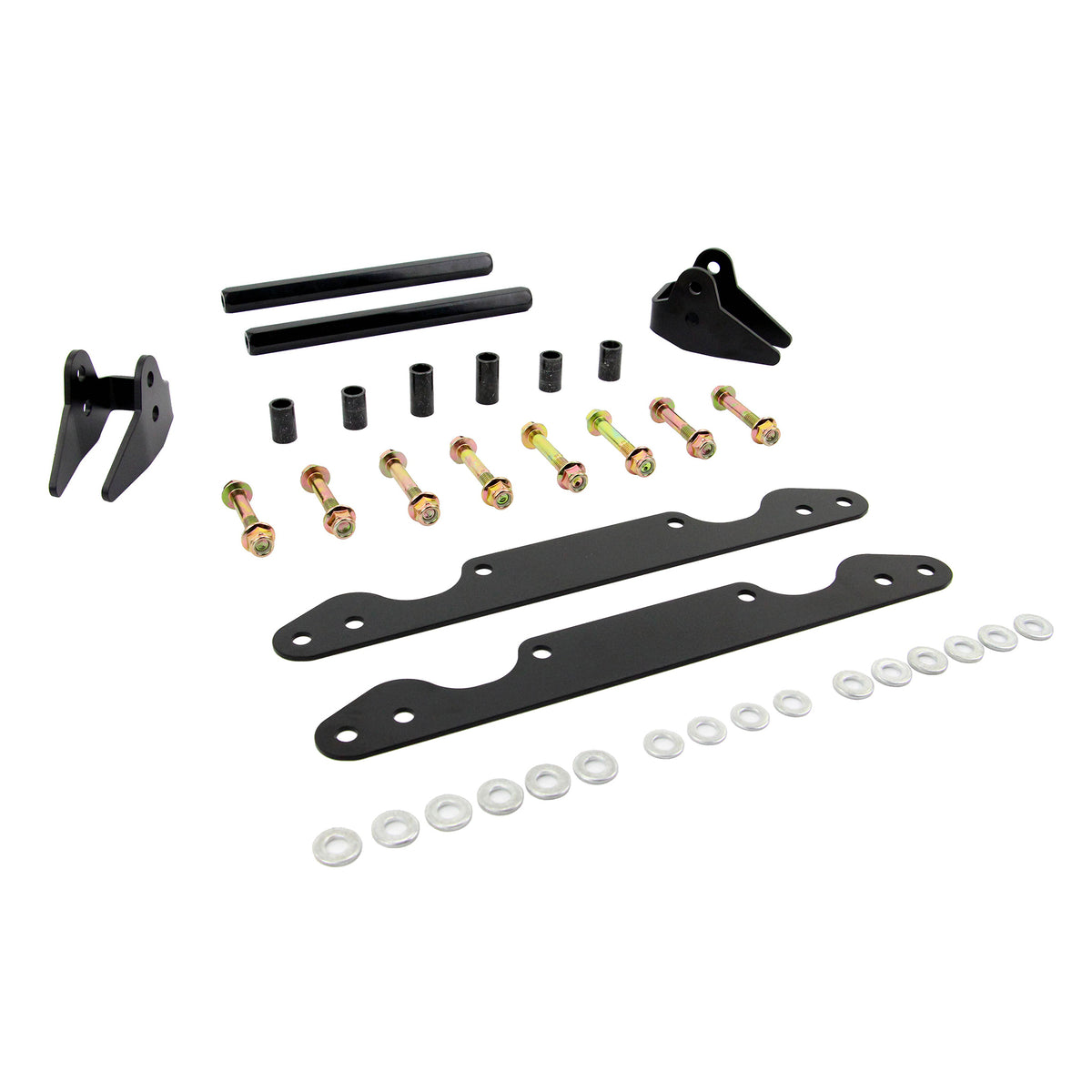 Angled view of PERFEX 2" lift kit for Polaris Sportsman 550/850/1000 Touring.