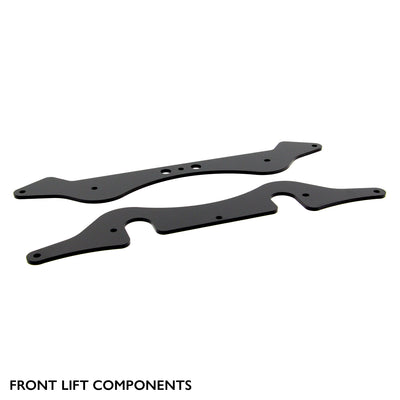 Front components of PERFEX 2.5" lift kit for Polaris RZR 900/1000 S & 4-Seat 60".