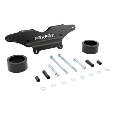 Angled view of PERFEX 3" lift kit for Can-Am Maverick X3 Turbo RR.