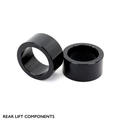 Rear components of PERFEX 3" lift kit for Can-Am Maverick X3 Turbo RR.