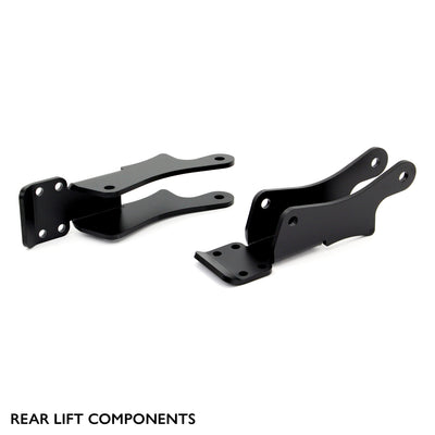 Rear components of PERFEX 3" lift kit for Polaris RZR XP & XP-4 1000.