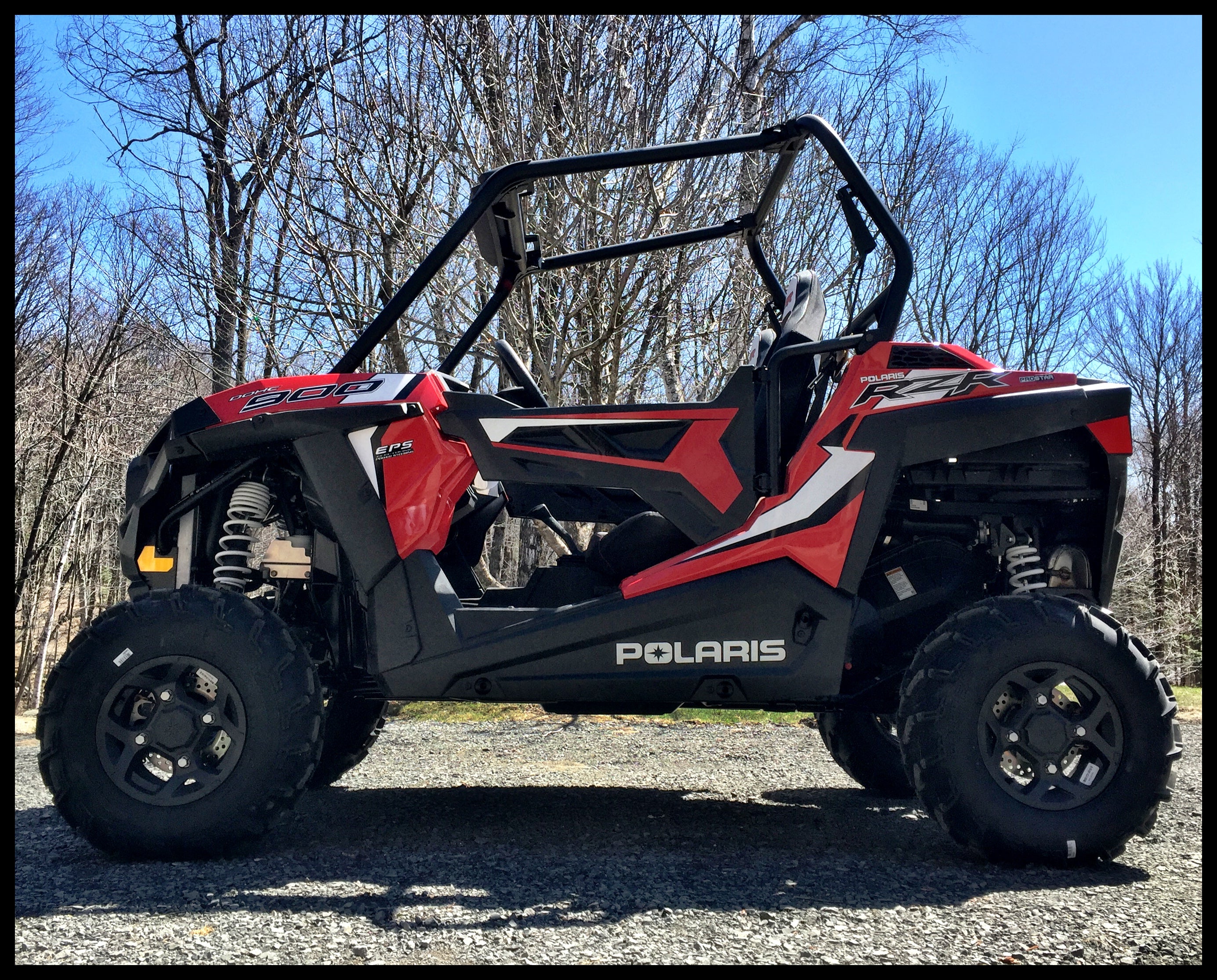 ABS Plastic Hard Roof Top For Polaris RZR 900/1000 (2014-2022) - Black, Aftermarket
