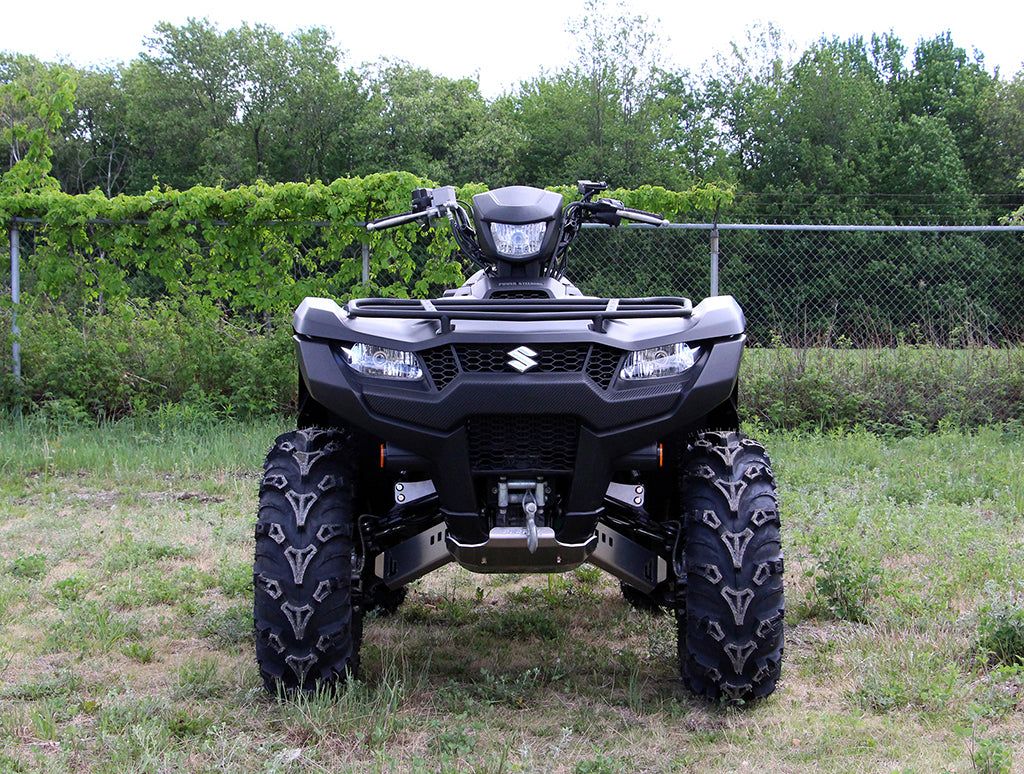 2010-2023 Suzuki King Quad 500/750 Aluminum Central Plates (2Pcs) - PERFEX Industries - Protection - PERFEX Industries